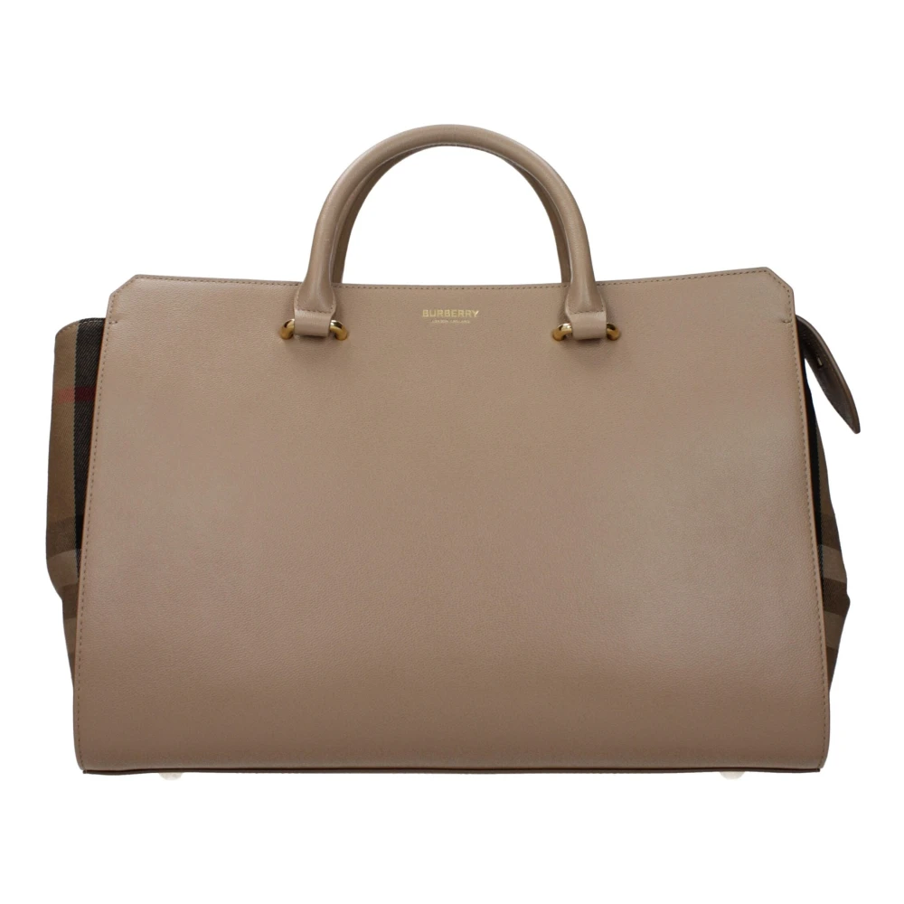 Burberry Brun Medium Läder Handväska