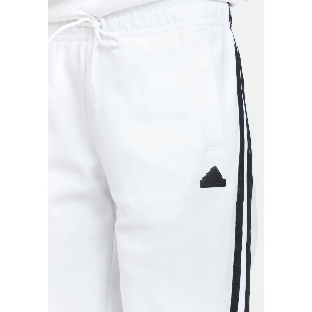 Adidas Witte Future Icons 3-Stripes Sportieve Broek White Dames