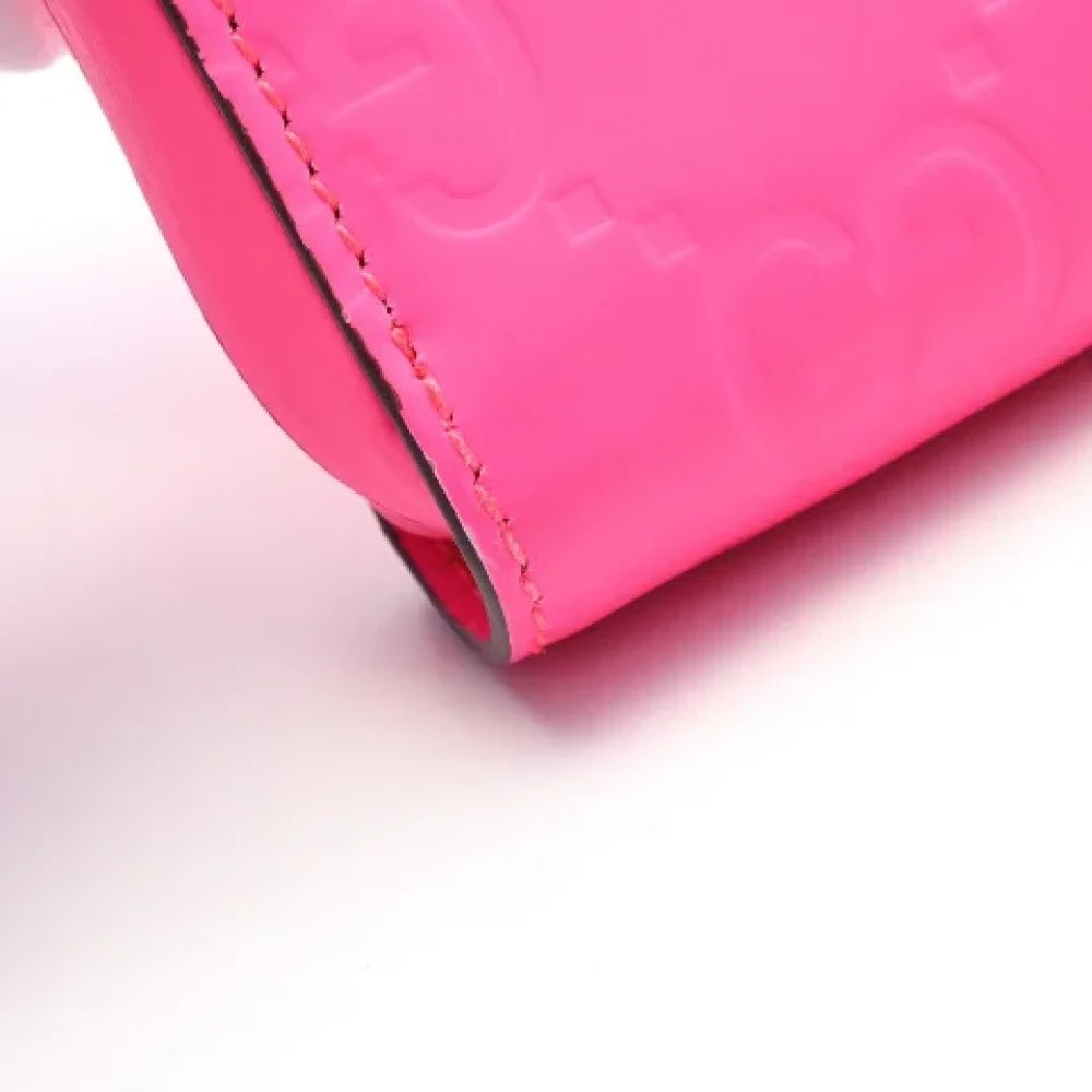 Gucci Vintage Pre-owned Plastic wallets Pink Dames