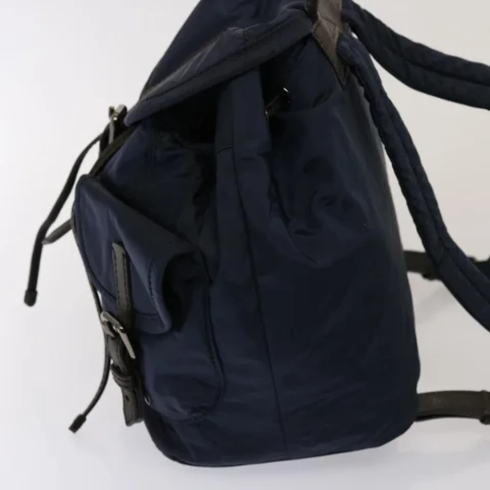 Burberry Vintage Pre-owned Nylon backpacks Blue Dames