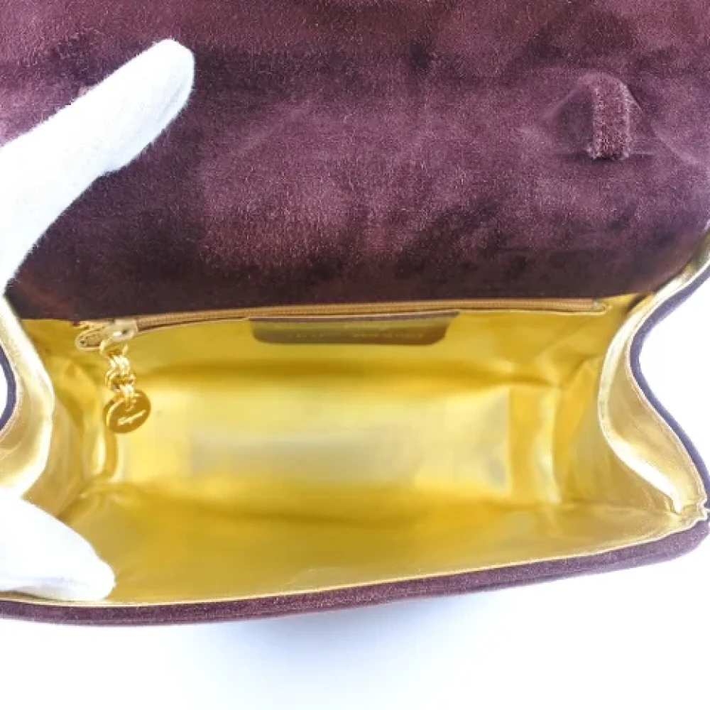 Salvatore Ferragamo Pre-owned Leather shoulder-bags Brown Dames