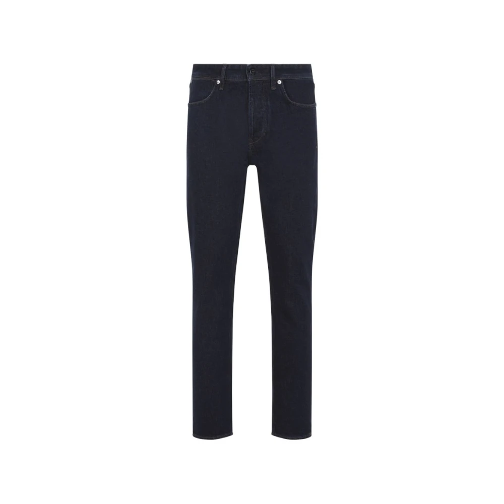 Stone Island Blue Slim Fit Jeans, Male, W30, Stretch Indigo Denim-Rinsed Jeans