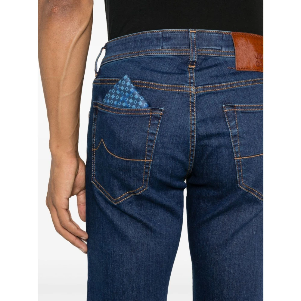 Jacob Cohën Stijlvolle broek voor mannen Blue Heren