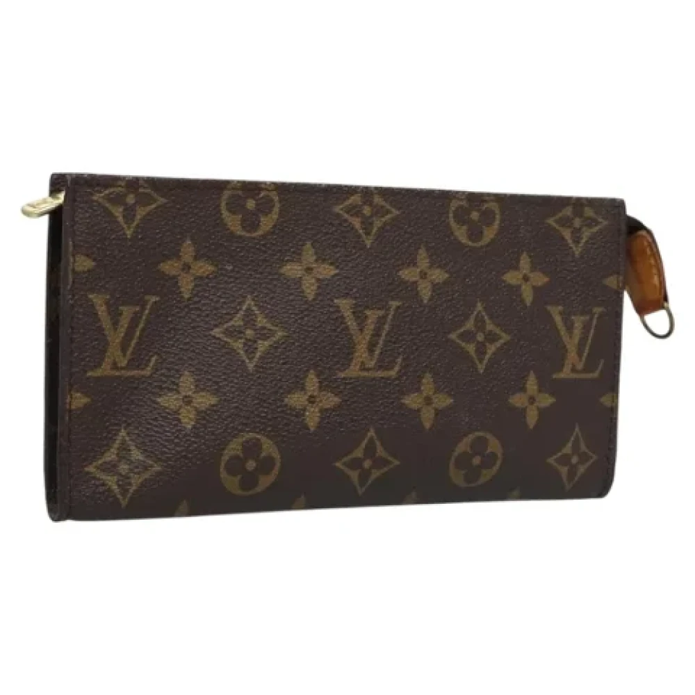 Louis Vuitton Vintage Pre-owned Canvas pouches Brown Dames