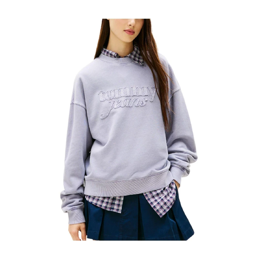 Tommy Hilfiger Women's Gray Sweatshirts, S, Sweatshirts