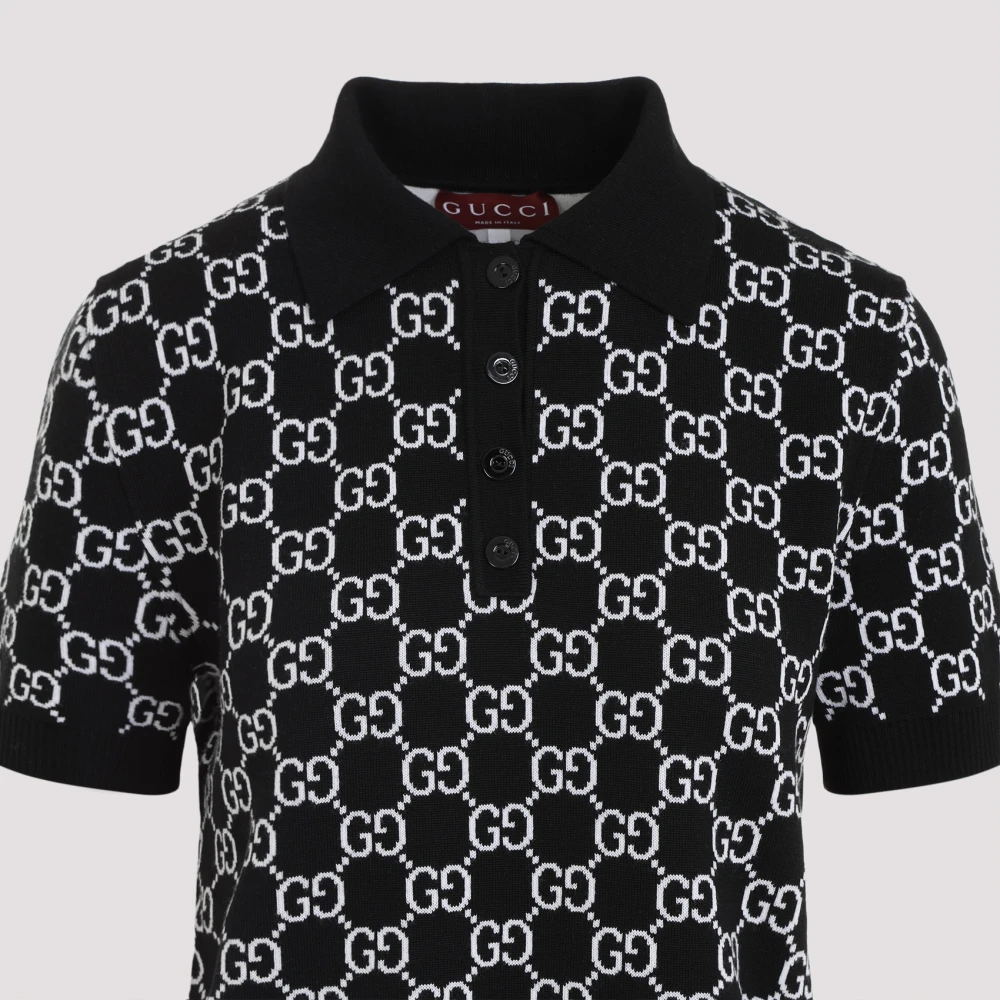Gucci Zwart T-shirt & Polo Dameskleding Black Dames