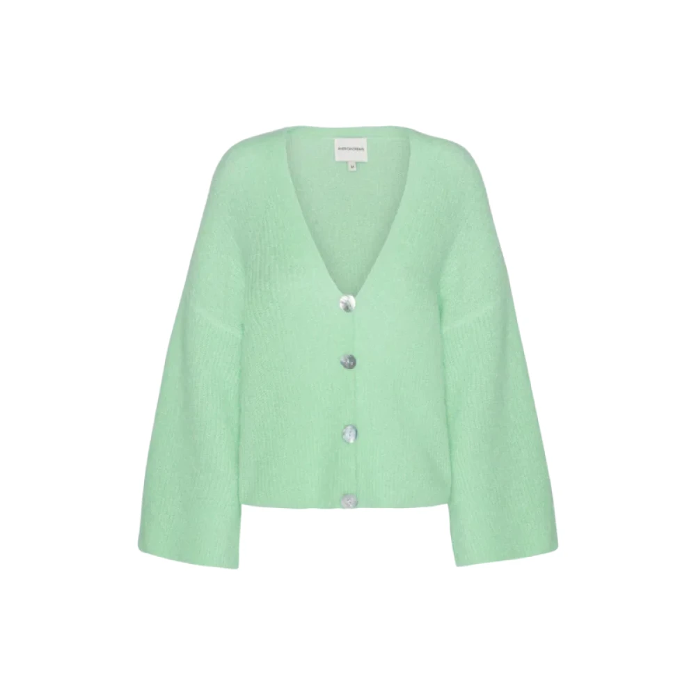 American Dreams Mint Groen Oversized Vest Green Dames