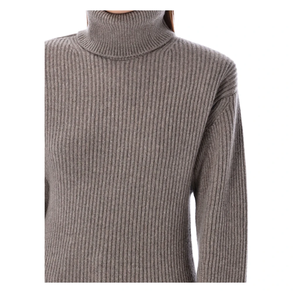 Stella Mccartney Gezellig Taupe Gebreid Aw24 Gray Dames