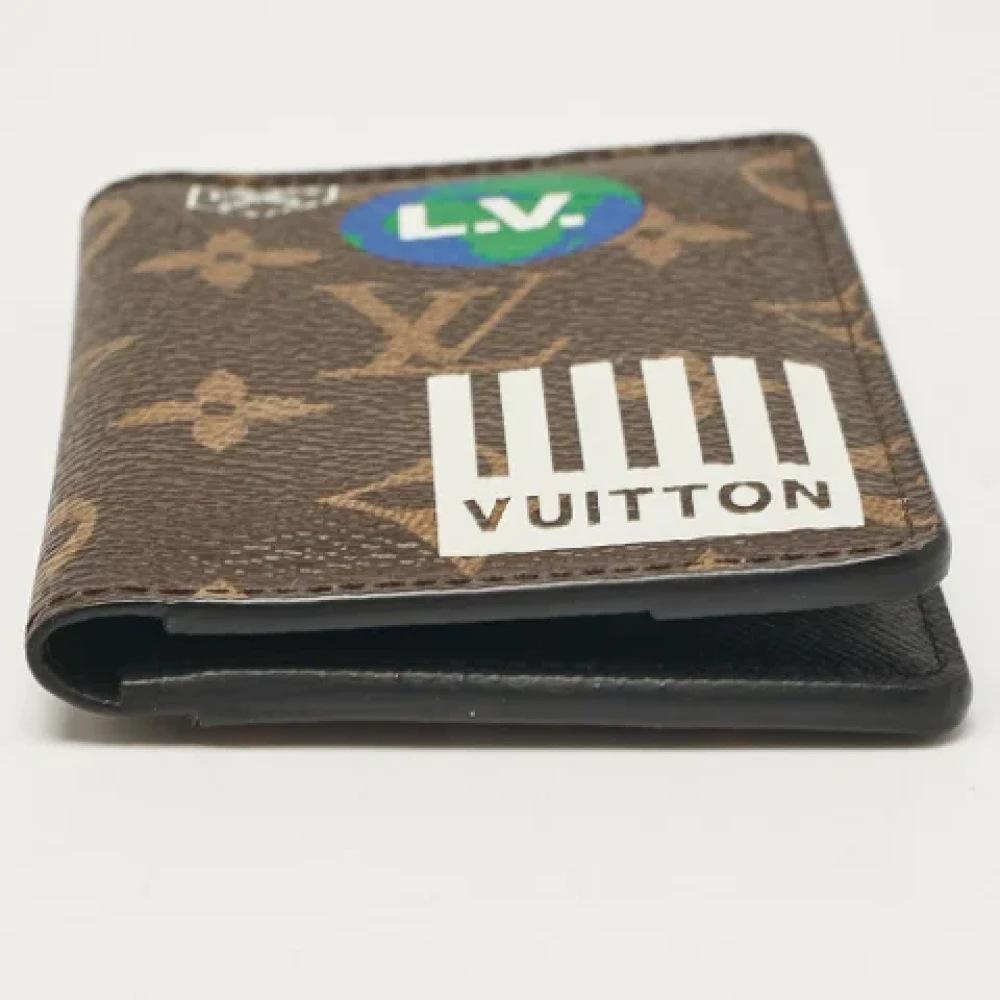 Louis Vuitton Vintage Pre-owned Canvas wallets Brown Heren