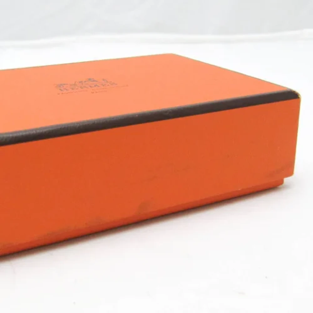 Hermès Vintage Pre-owned Leather wallets Yellow Dames