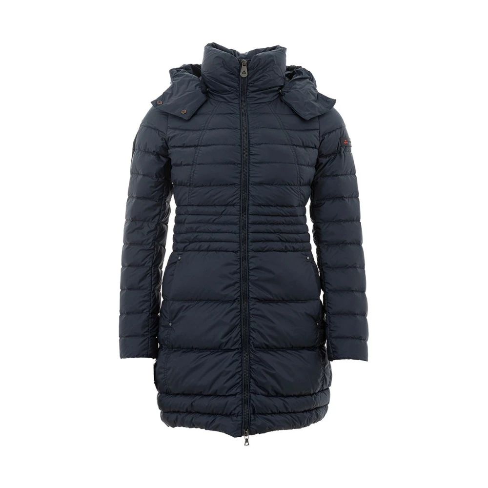 Peuterey Stijlvolle Blauwe Polyamide Jas voor Vrouwen Blue Dames