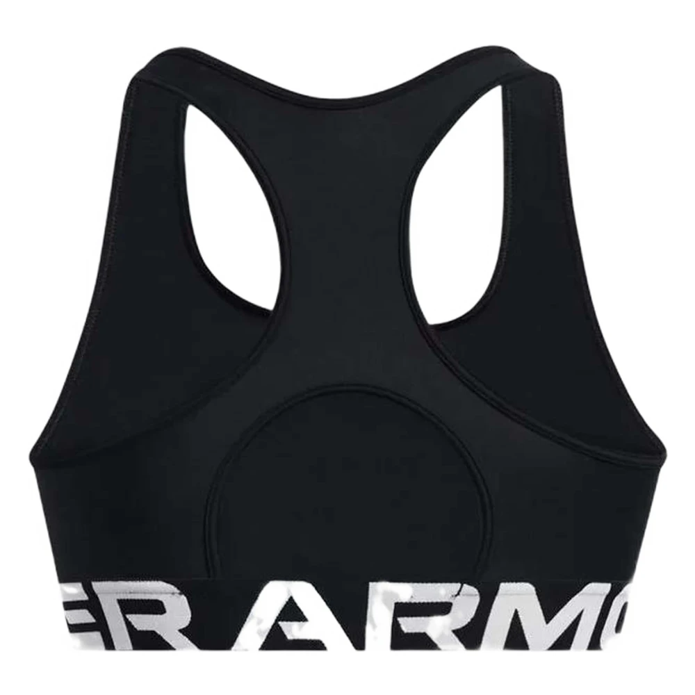 Under Armour Mid Branded Top Black Dames