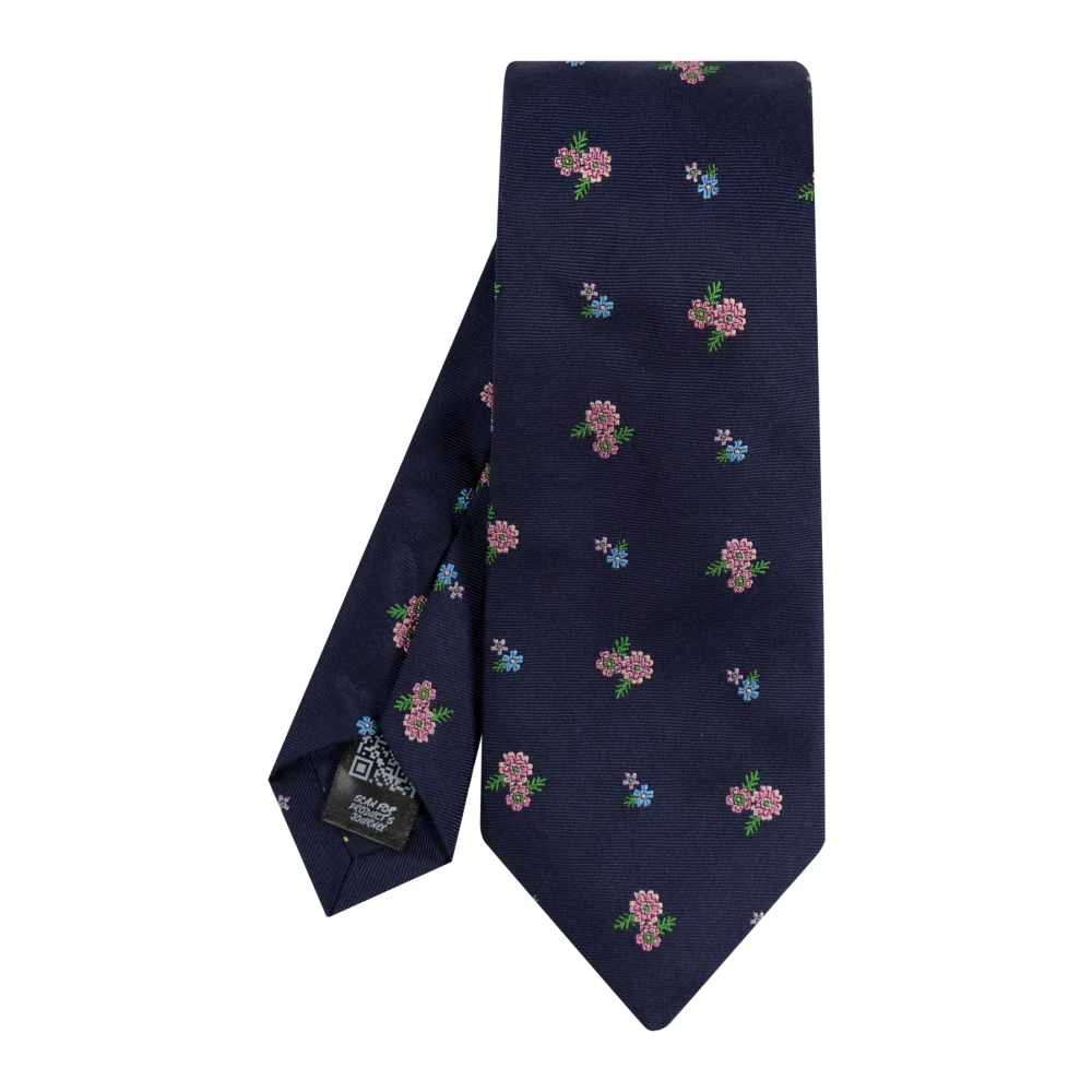 Paul Smith Zijden stropdas Blue Heren