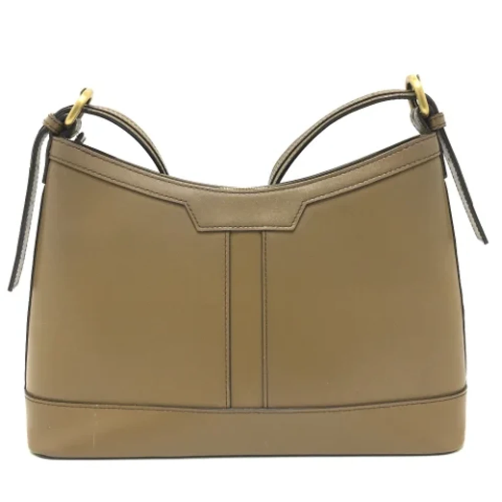 Burberry Vintage Pre-owned Leather shoulder-bags Brown Dames