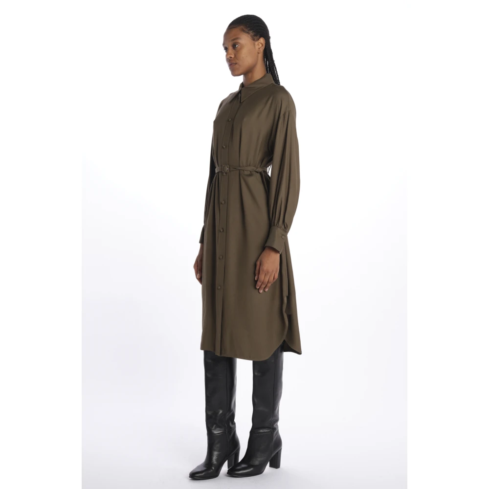 joseph Groene Bloemen Chemisier Jurk Green Dames