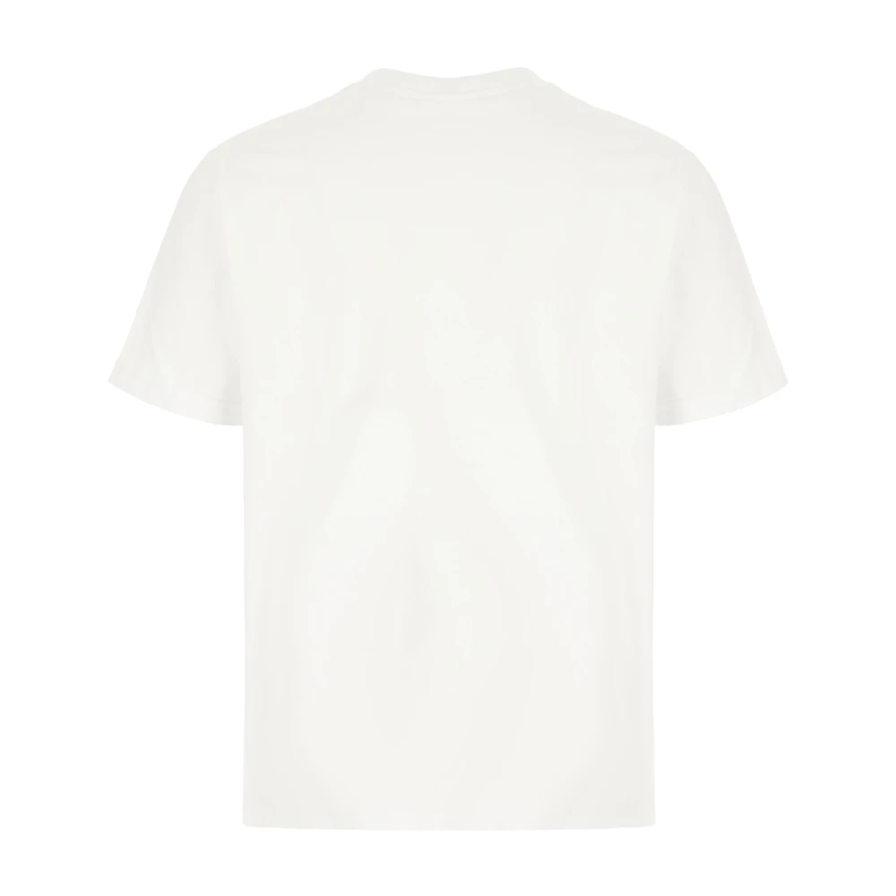 Maison Kitsuné Casual Katoenen T-Shirt voor Mannen White Heren