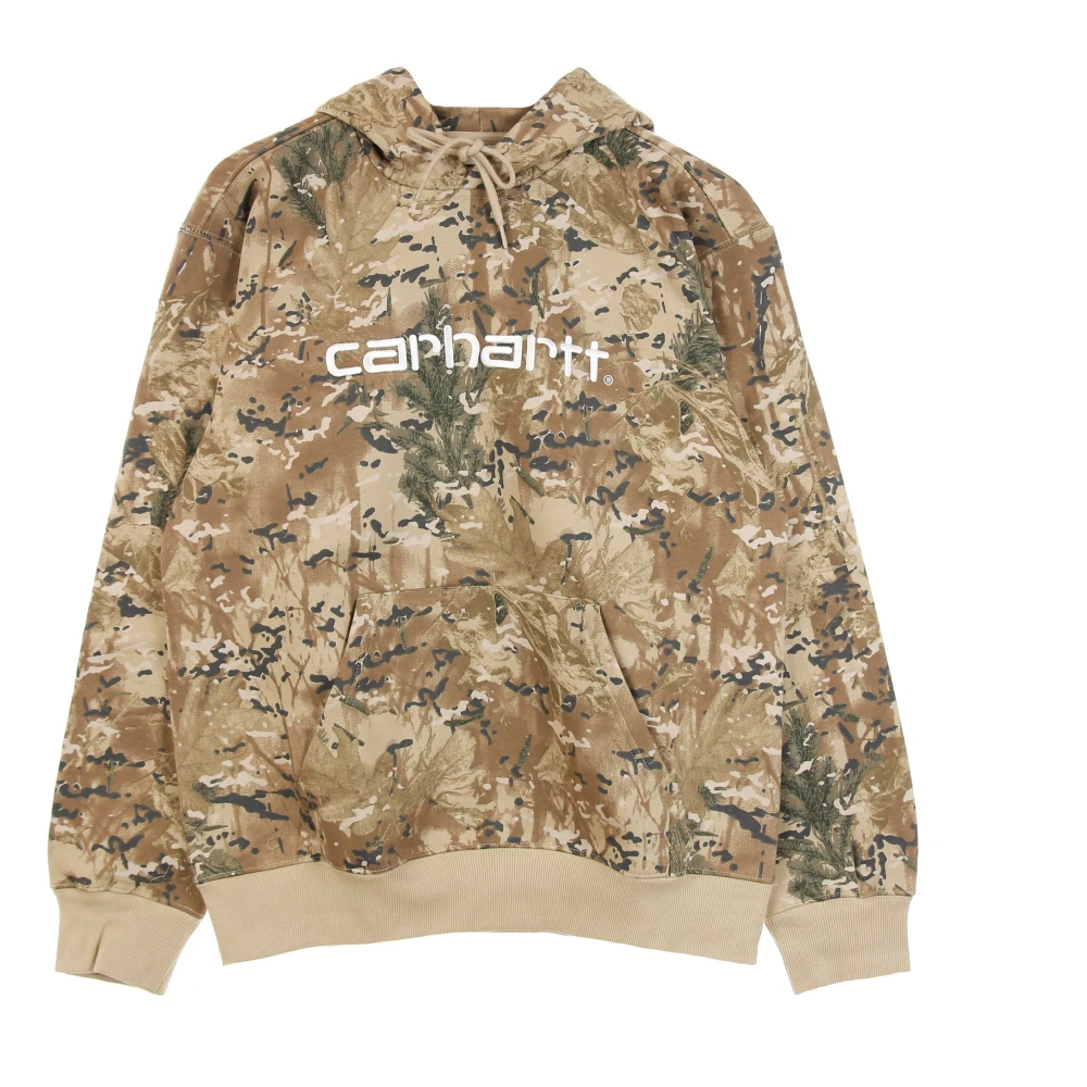 Carhartt WIP Hoodie Camo Woestijn Wit Brown Heren