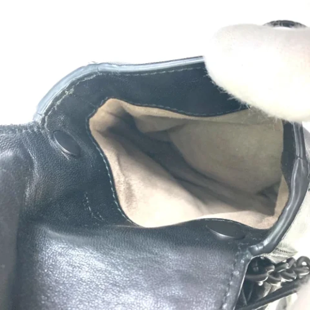 Bottega Veneta Vintage Pre-owned Leather pouches Black Dames