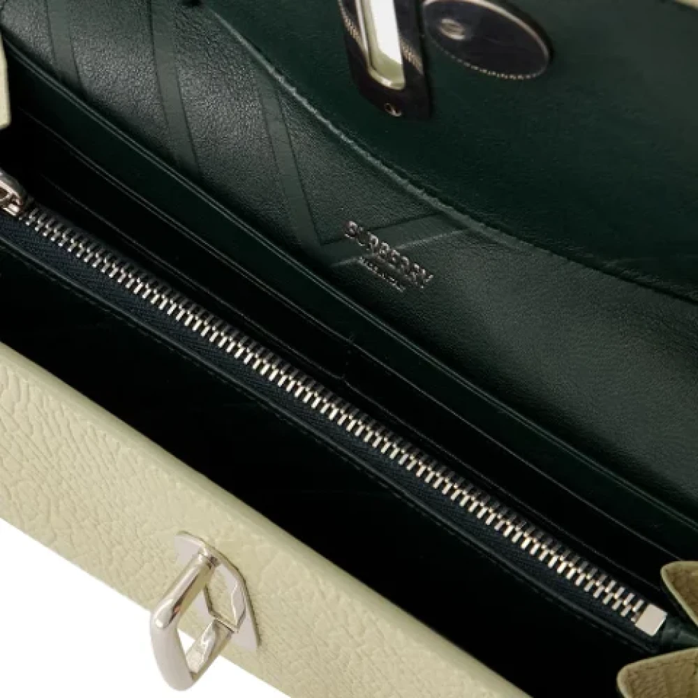Burberry Leather shoulder-bags Beige Dames