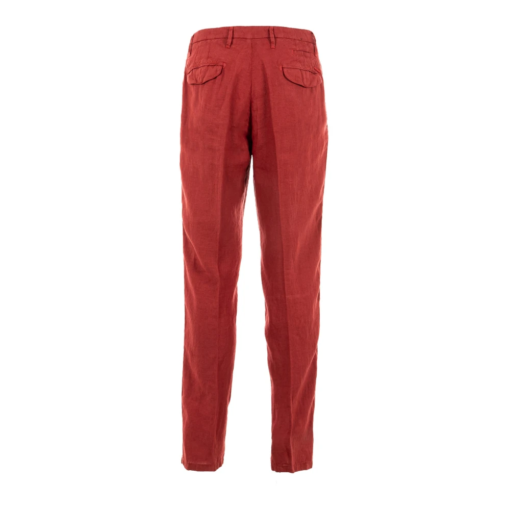 Liu Jo Elegante Heren Katoenen Chino Broek Red Dames