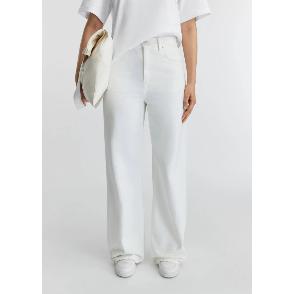 Axel Arigato Clara Wide-Leg Jeans White Dames