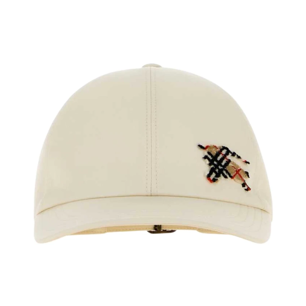 Burberry Unisex White Hats & Caps, L, Cotton Baseball Cap