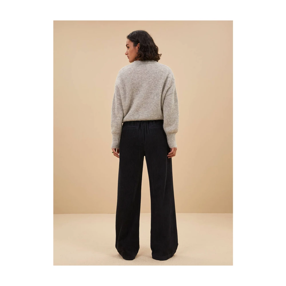 By-Bar Cord Pant Odin Style Blue Dames