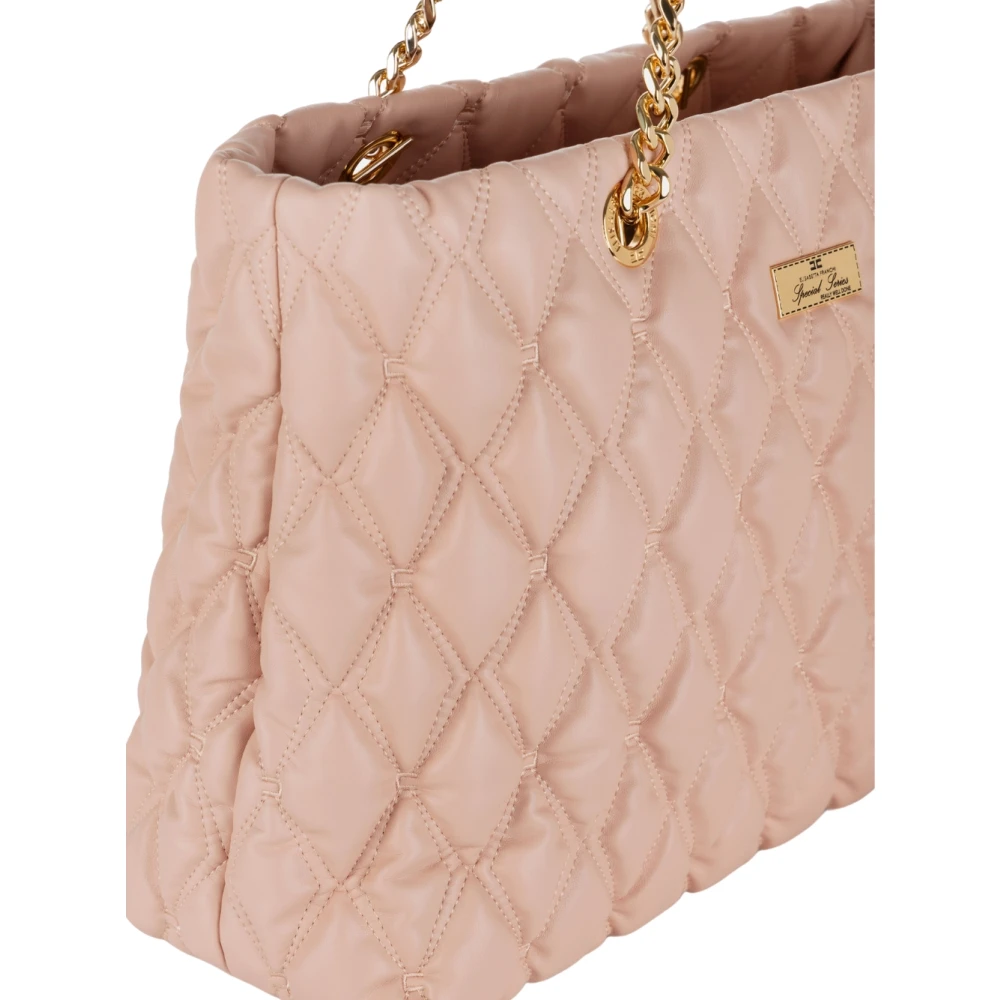 Elisabetta Franchi Stijlvolle Shopper Tas Pink Dames