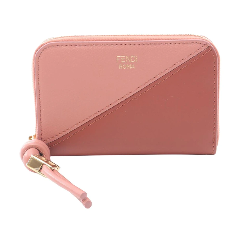Fendi Vintage Women's Pink Pre-Owned Bifold Wallet