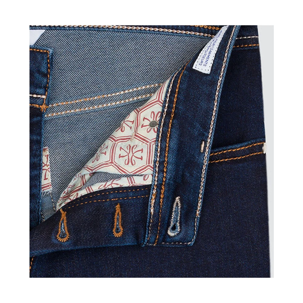Jacob Cohën Slim Fit Blauwe Jeans Model Qe006 Blue Heren