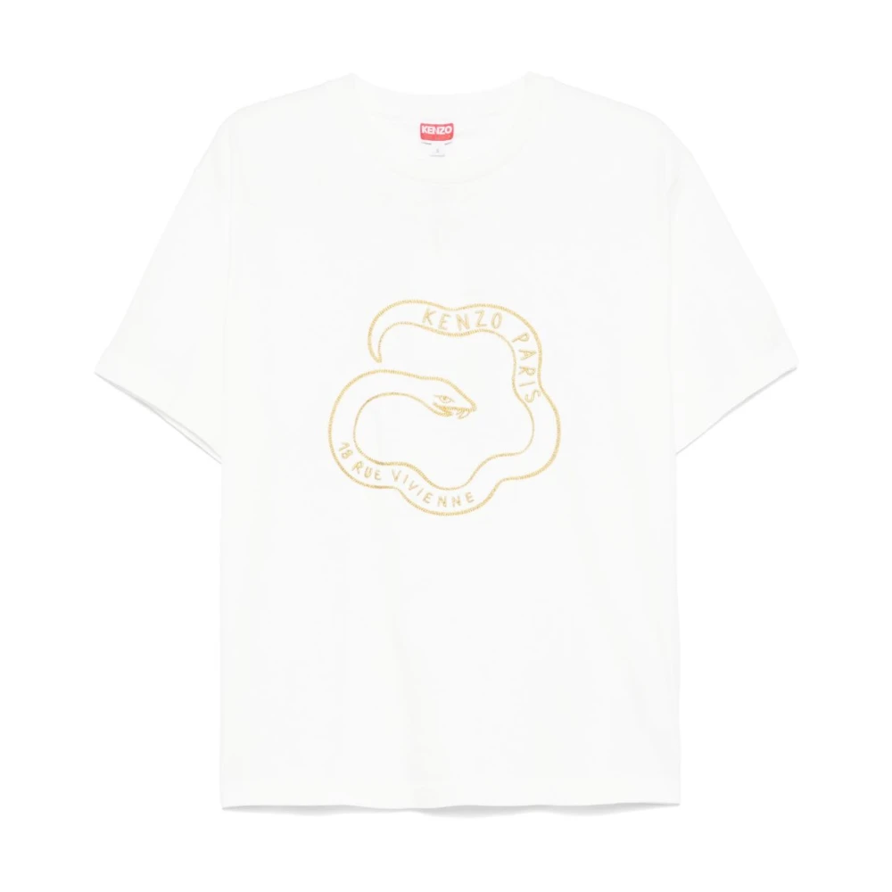 Kenzo Snygga T-shirts och Polos White, Dam