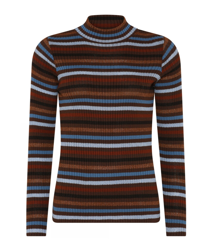 striped-ribknit-pullover-blouse-chestnut