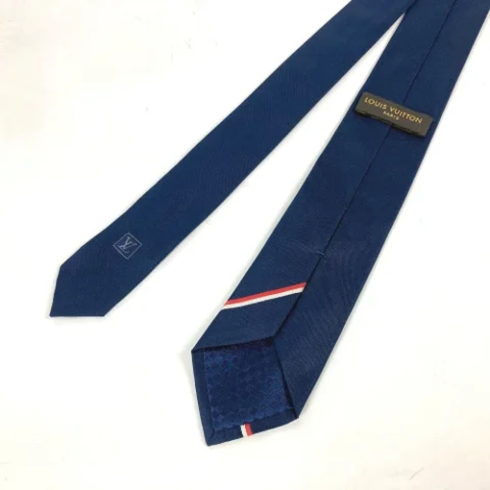 Louis Vuitton Vintage Pre-owned Fabric home-office Blue Heren