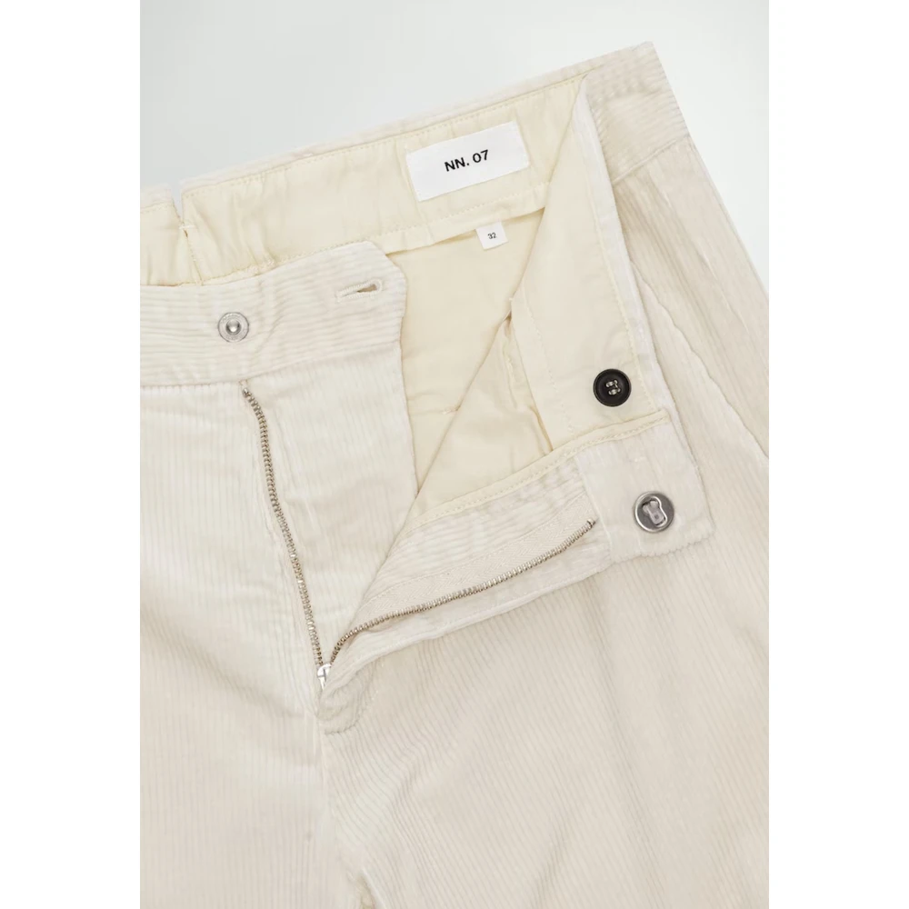 Nn07 Off White Theo Broek Beige Heren