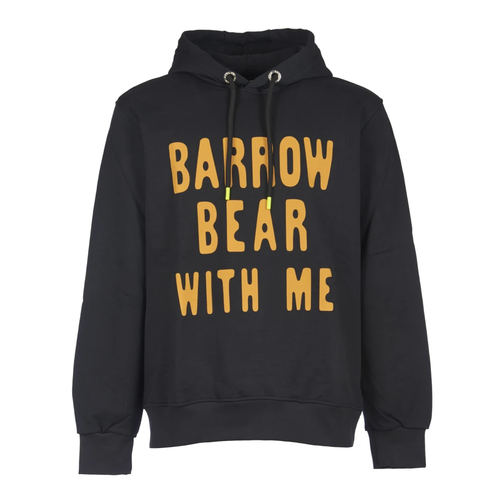 Barrow Zwart Sweatshirt met Grafische Print Black Heren