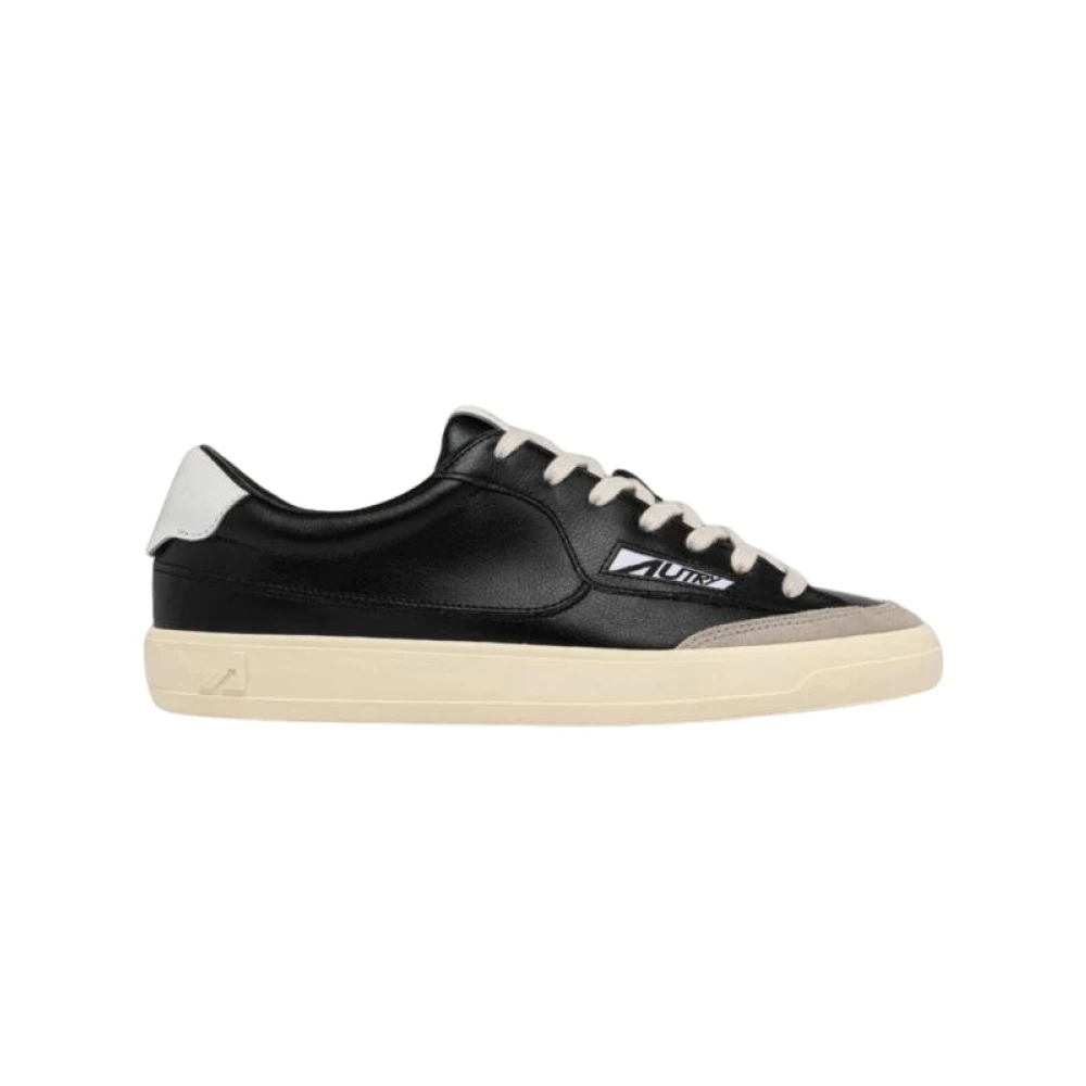 Autry Leather Sneakers Heren Schoenen Zwart