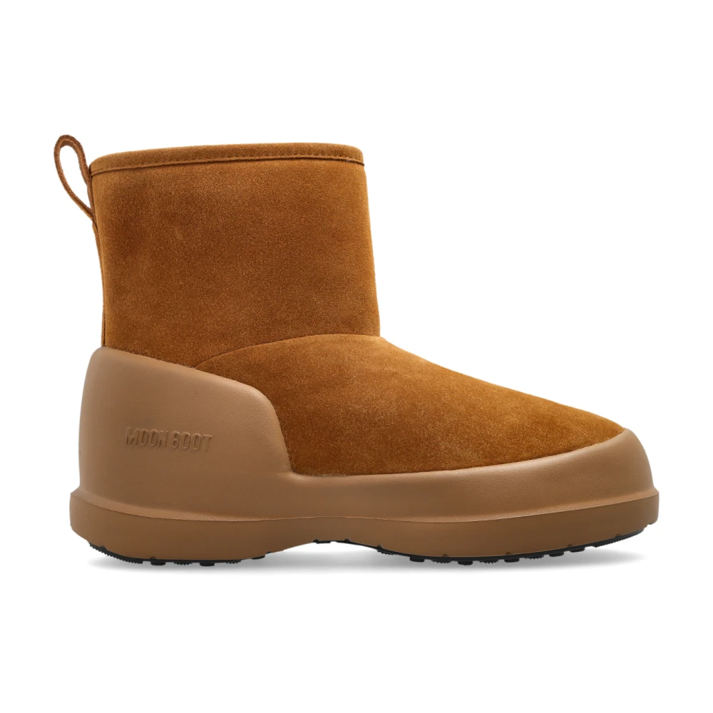 Moon Boot Women's Brown Mezzaluna Mid Snow Boots