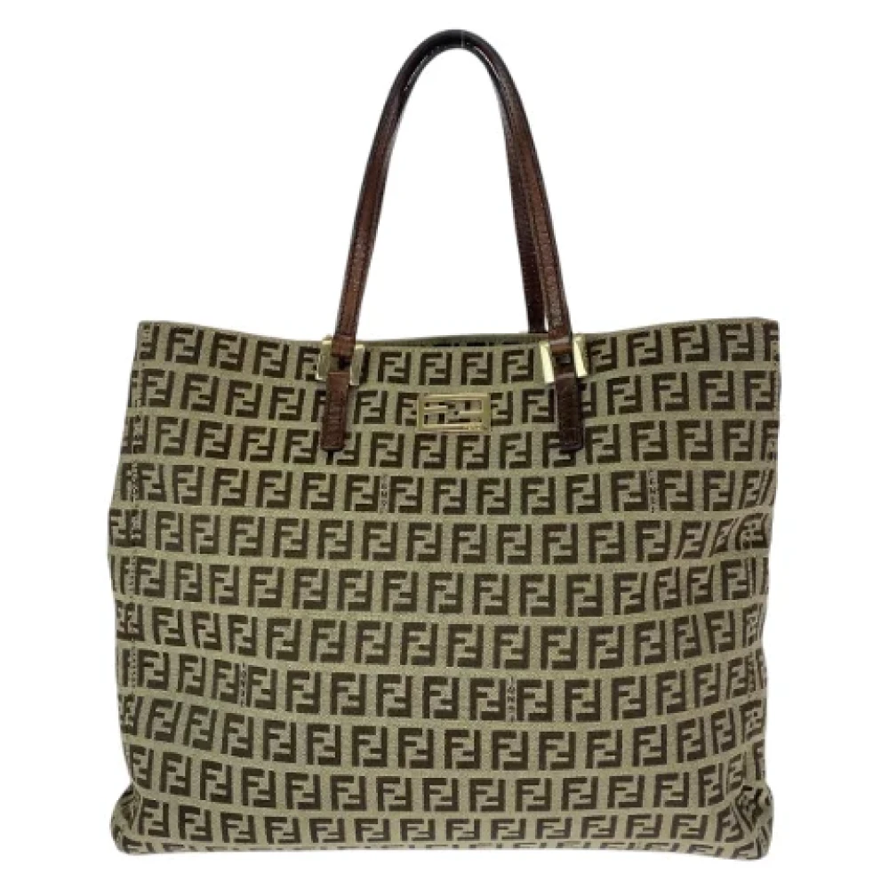 Fendi Vintage Pre-owned Canvas totes Brown Dames