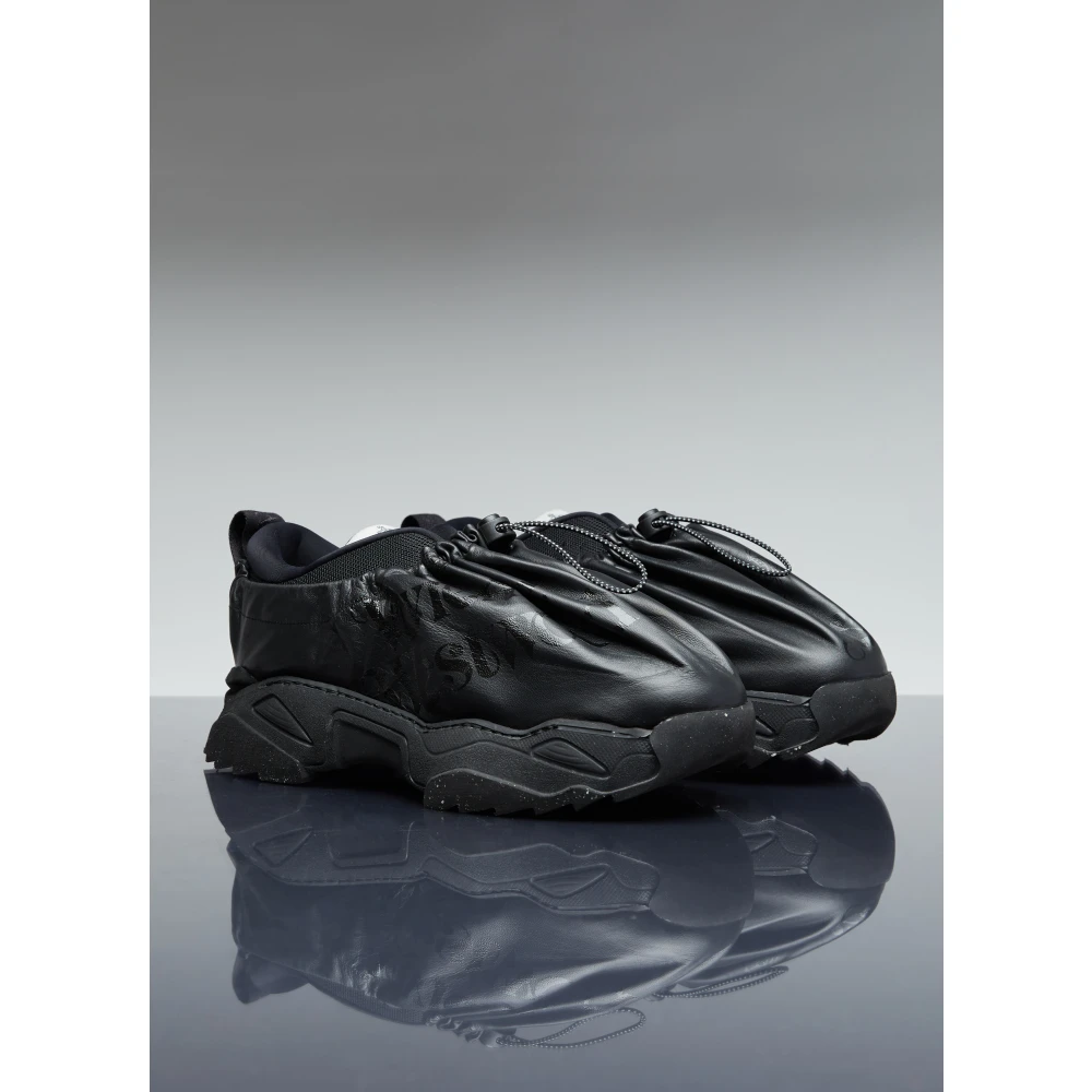 Vivienne Westwood Leren Sneakers met Logo Print Black Heren