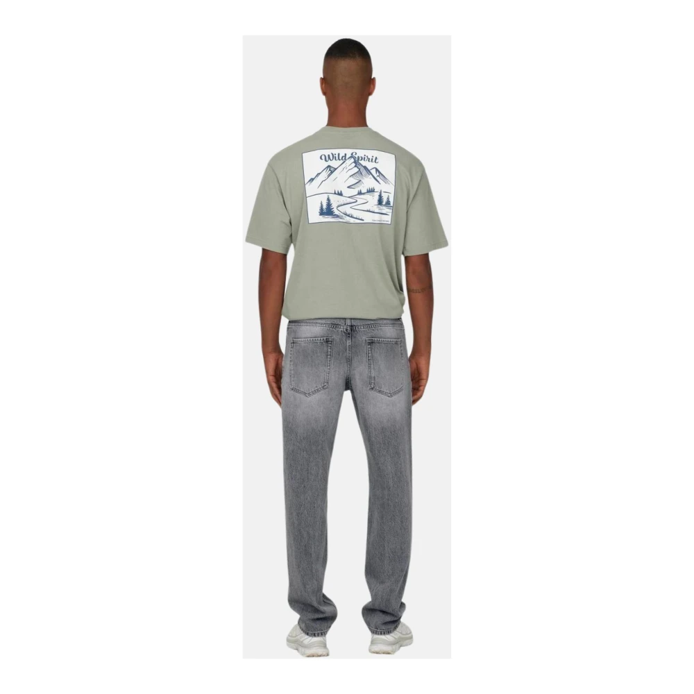 Only & Sons Casual Herenbroek Gray Heren