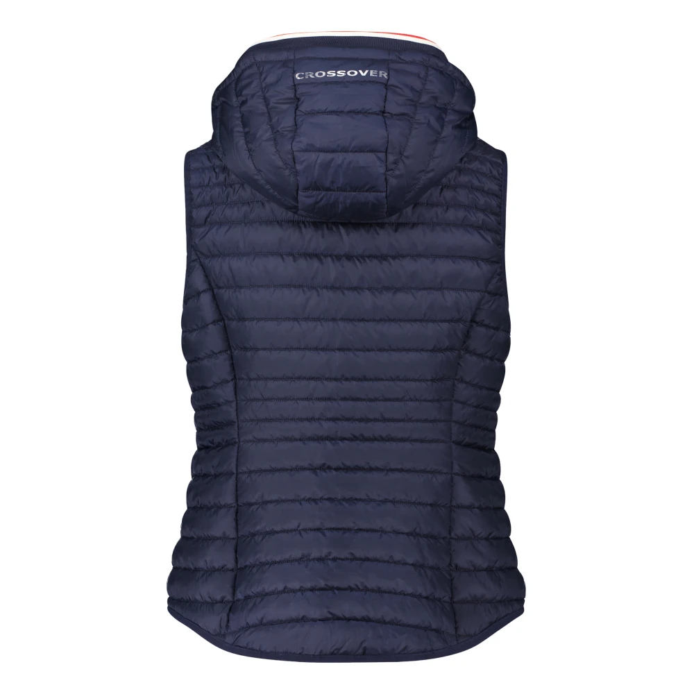 Betty Barclay Gewatteerd vest met afneembare capuchon Blue Dames