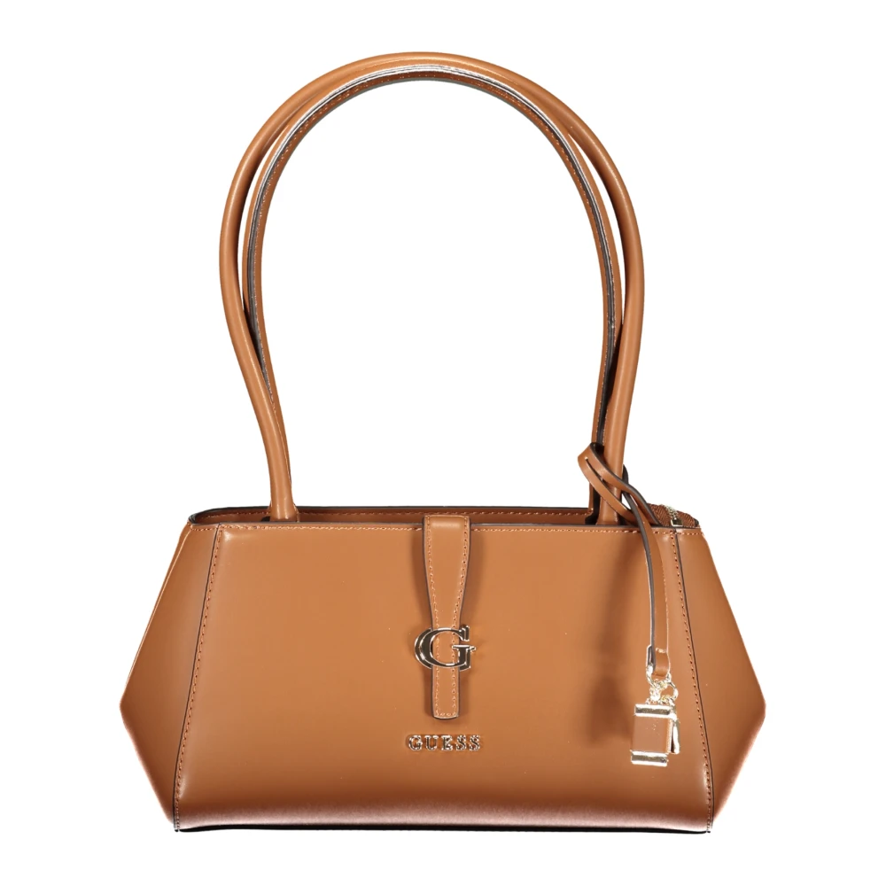 Guess Women's Brown Carrie Bag - Shoulder Bags - One Size - Bags
