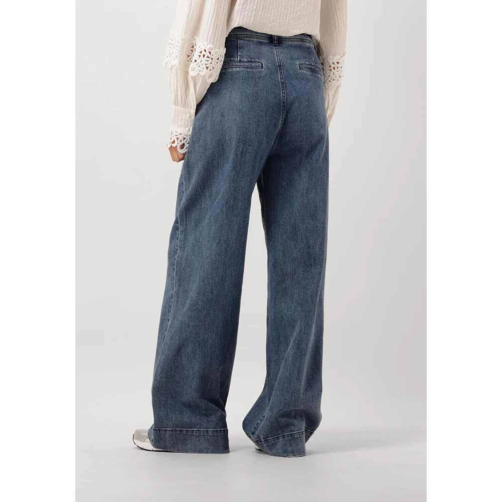 Copenhagen Muse Wijde Pijp Jeans Blue Dames
