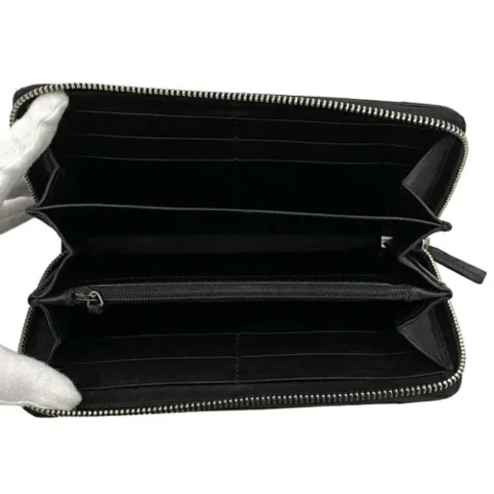 Gucci Vintage Pre-owned Leather wallets Black Dames