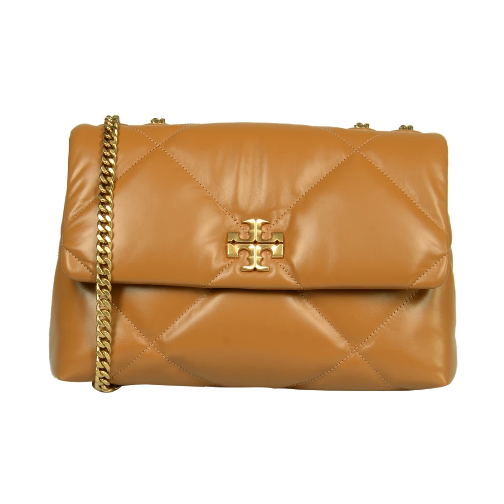 TORY BURCH Bruine Diamond Quilt Schoudertas Brown Dames