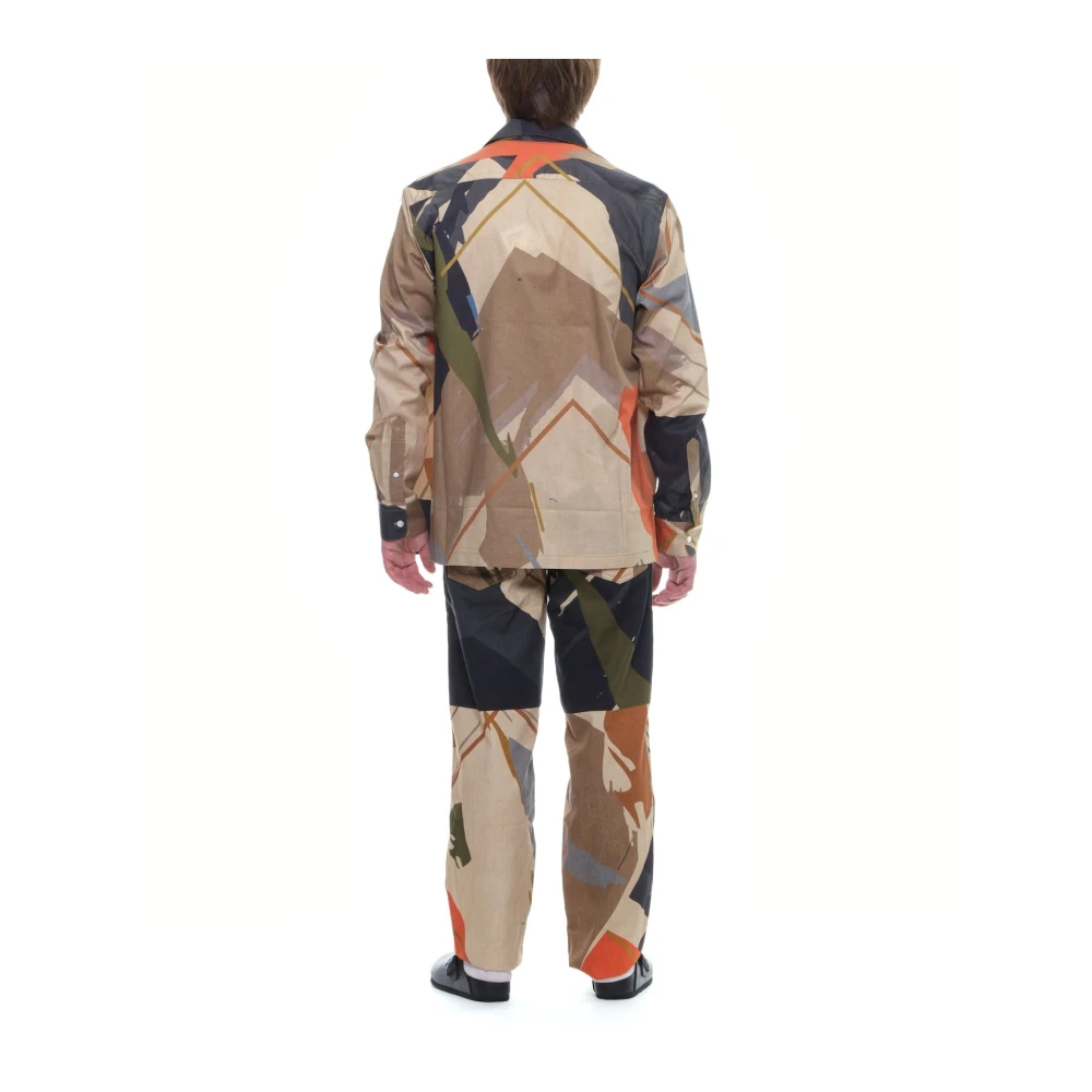 Paura Austin Sand Camo Overhemd Multicolor Heren