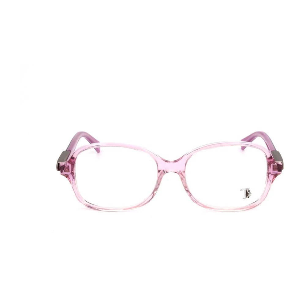 TOD'S Multicolor Acetaat montuur met roze wijzerplaat Pink Dames