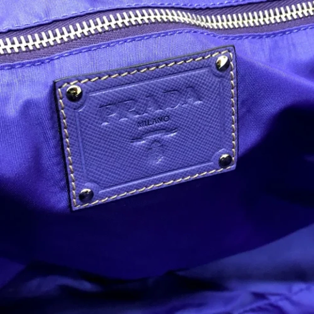 Prada Vintage Pre-owned Fabric prada-bags Purple Dames