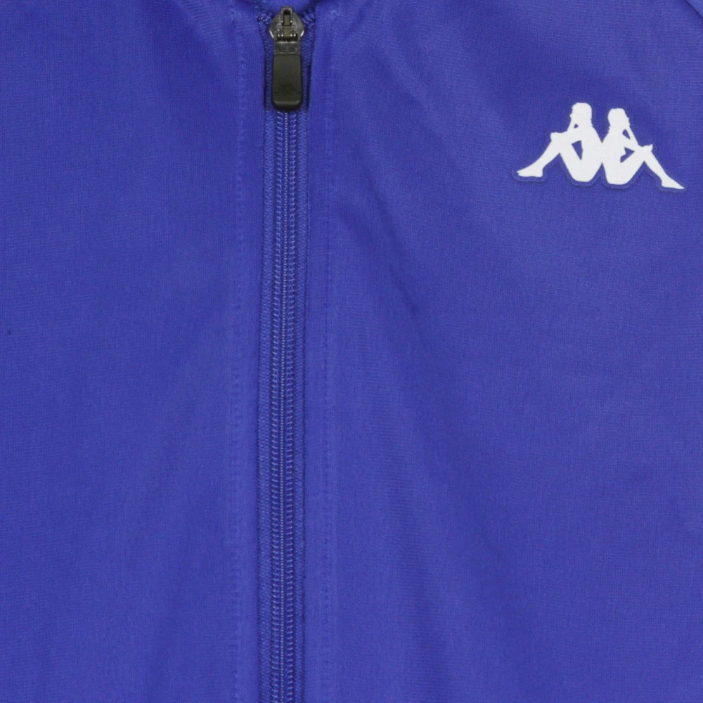 Kappa Hooded Tracksuit Jas in Blauw Wit Blue Heren