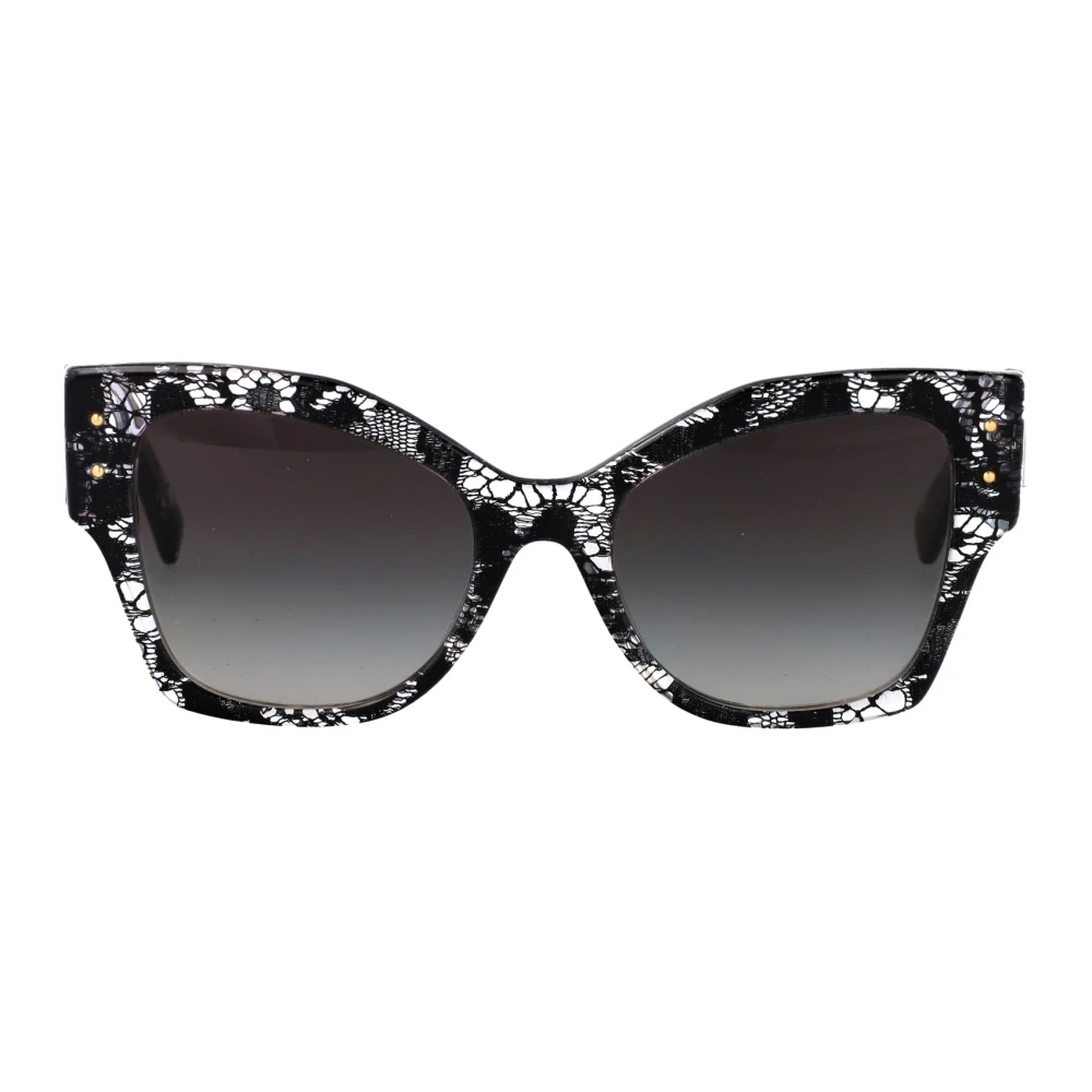 Dolce & Gabbana Women's Black/Grey Dg4478 32878G Woman Sunglasses Acetate Cat Eye Normal Shaded - Image 4